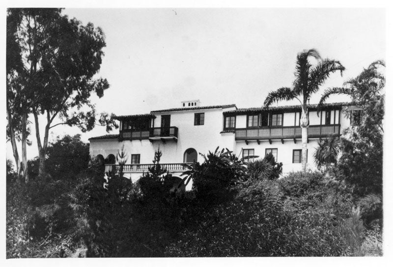 Villa Aurora in the 1940s, photo by Thomas Young