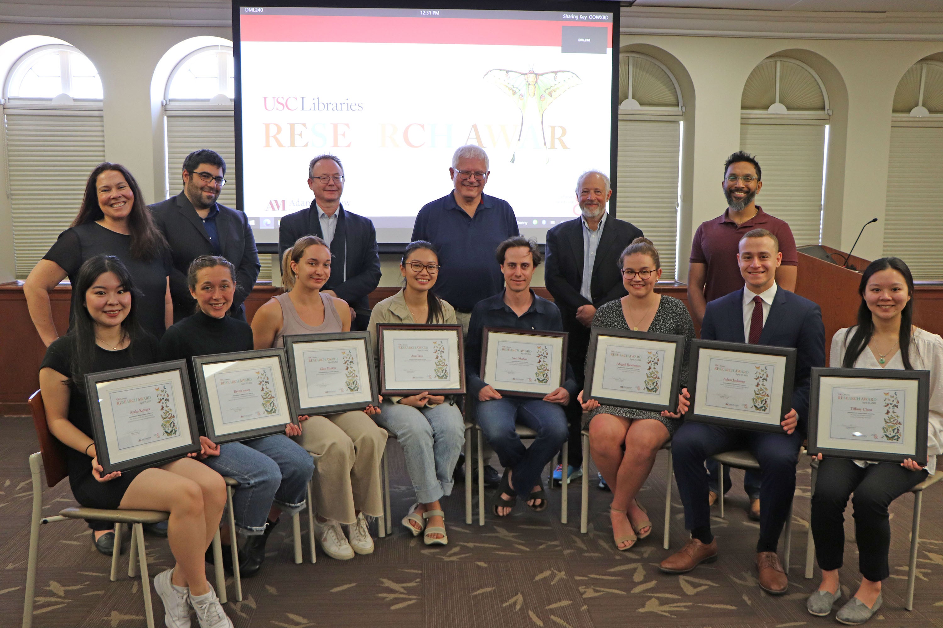 Research Award winners and judges