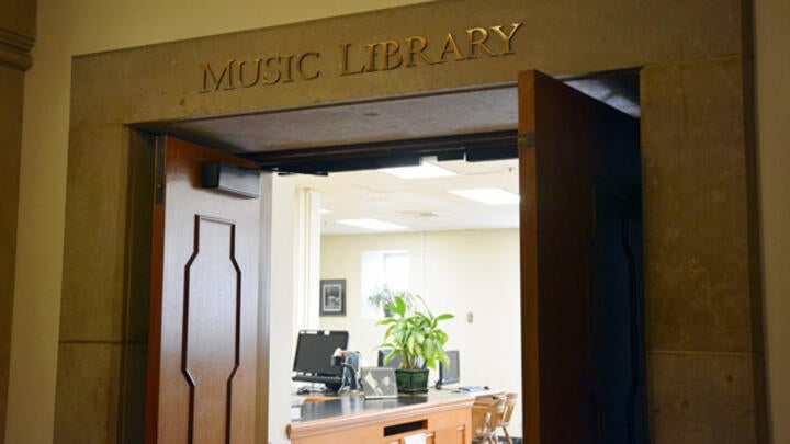 Music Library Entrance