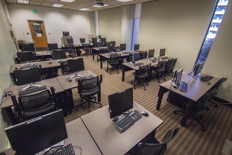 Computer Lab at Norris Medical Library
