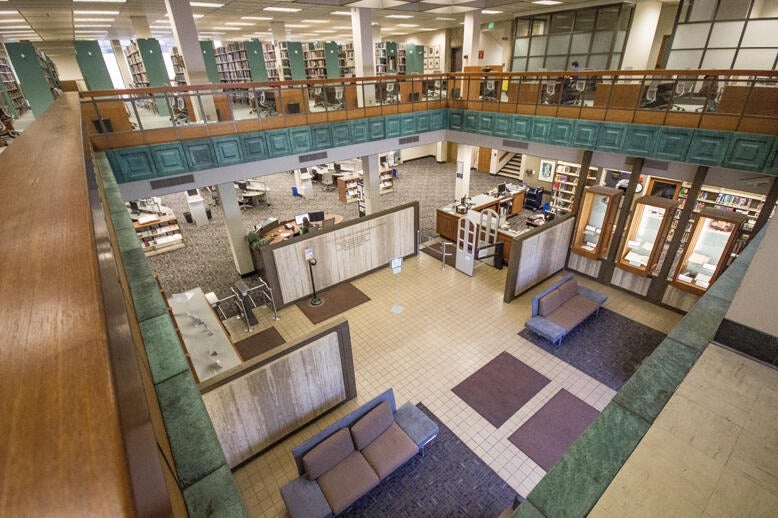 Atrium in Norris Medical Library