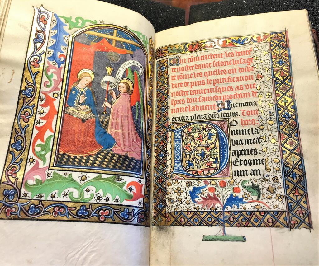 Book of Hours, 1460, Use of Rome, France, Call #  Z105.5 1460 .C378