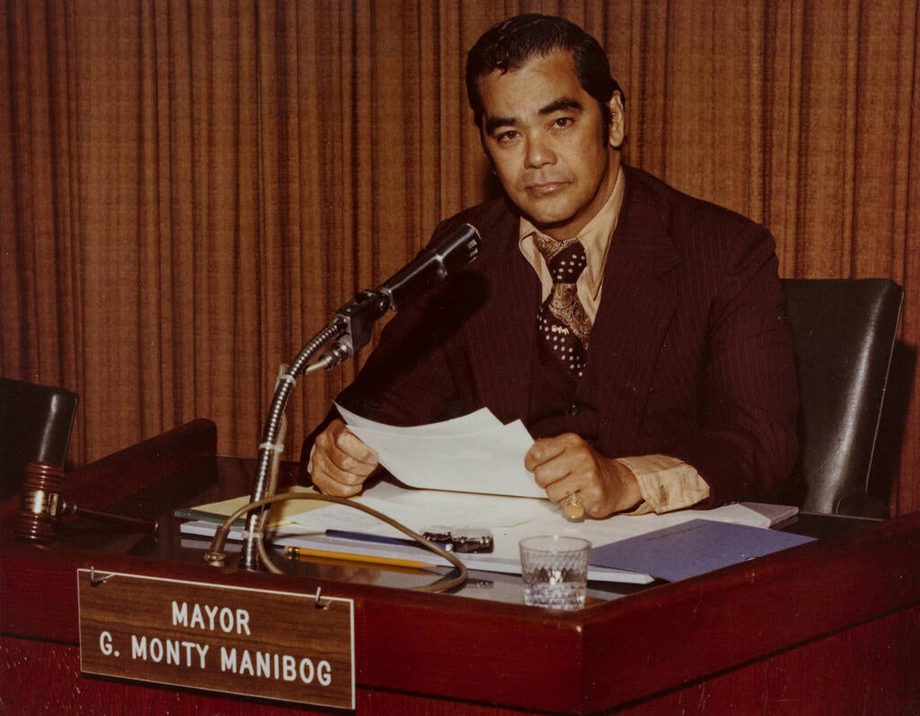 Monterey Park mayor Monty Manibog, circa 1978